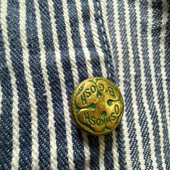 Vintage OshKosh B’gosh Union-Made Hickory Stripe Railroad Children's Jacket - Picture 6 of 13